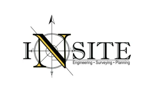A logo of the company nsite